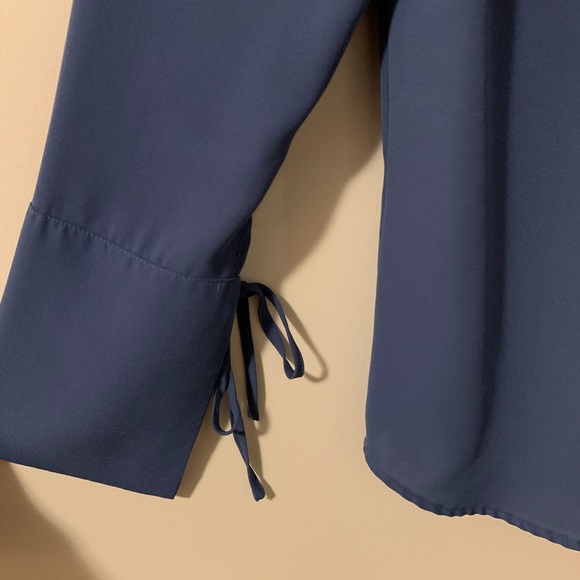 Le Chateau Blue Dress Shirt button up - Picture 6 of 8